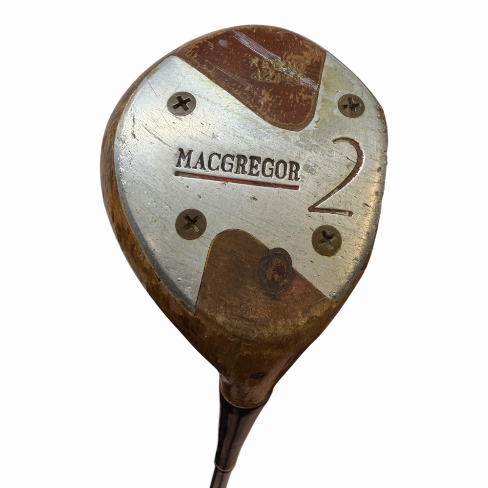Vintage‎ Antique Golf Club Wood Putters Iron MacGregor 2 44.5"